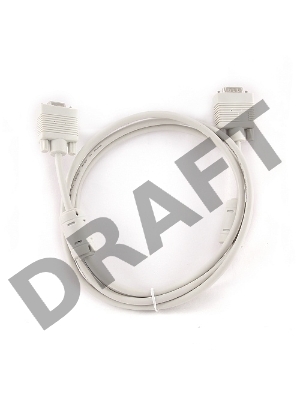 Кабель Gembird/Cablexpert CC-PVGAX-6, Кабель удлинитель VGA Pro , 1.8м, 15M/15F,  экран, феррит. кольца 