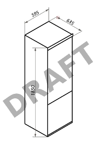 Холодильник MAUNFELD MFF185NFW