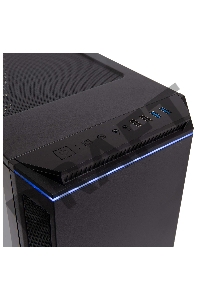 Корпус Hiper PB81 черный без БП ATX 3x120mm 2xUSB2.0 2xUSB3.0 audio bott PSU
