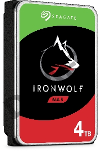 Жесткий диск Seagate Original SATA-III 4Tb ST4000VN008 NAS Ironwolf (5900rpm) 64Mb 3.5
