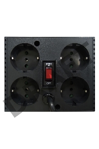 Стабилизатор напряжения Powercom Voltage Regulator, 3000VA, Black, Schuko