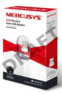 Адаптер Mercusys MW150US N150 Nano Wi-Fi USB-адаптер