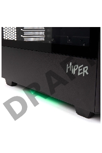 Корпус Hiper PB81 черный без БП ATX 3x120mm 2xUSB2.0 2xUSB3.0 audio bott PSU