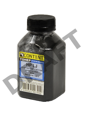 Тонер Content - для LJ 1010/1200/1160/4000/5000 new (150гр) банка универсальный