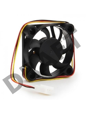 Вентилятор Gembird Вентилятор 50x50x10 подшипник 12V 0,13A 4500 об/мин D50SM-12AS