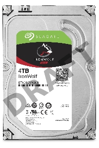 Жесткий диск Seagate Original SATA-III 4Tb ST4000VN008 NAS Ironwolf (5900rpm) 64Mb 3.5