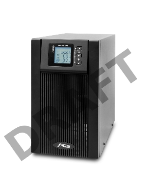 Источник бесперебойного питания PowerMan Online 2000VA Black (Online-Double conversion/LCD Display/USB/Software/RJ11/45,RS-232)