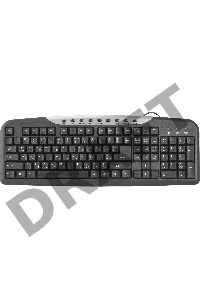 Клавиатура Defender HM-830 RU Black USB 45830 {Проводная клавиатура, полноразмерна}