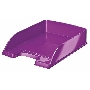 Лоток горизонтальный Leitz WOW фиолетовый (52263062)