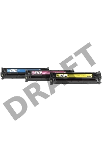 Тонер-картридж набор HP CF370AM № 305A голубой/пурпурный/желтый CLJ M451 (CE411A+CE412A+CE413A)