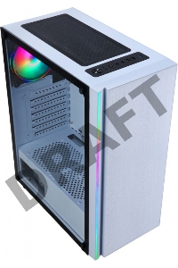 Корпус Formula CL-3302W RGB белый без БП ATX 2xUSB2.0 1xUSB3.0 audio bott PSU