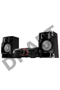 Минисистема Panasonic SC-AKX320E-K черный 450Вт CD CDRW FM USB BT