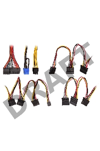 Блок питания 500W Exegate 500PPX RTL, ATX, black, active PFC, 12cm, 20+4pin/4pin/PCI-E/4*IDE/5*SATA