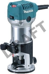 Фрезер MAKITA RT0700C 171192  кромочный 710Вт 10000-30000об\м цанга-6-8мм 1.8кг кор прямая направ.