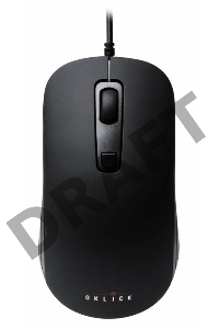 Мышь Oklick 155M black (1000/1600dpi) USB