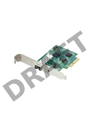 Сетевая карта D-Link DXE-810S Высокопроизводительный сетевой адаптер 10 Gigabit Ethernet для шины PCI Express