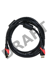 Кабель HDMI 19M/M ver. 2.0, 2 фильтра, 3m VCOM <CG525D-R-3.0>