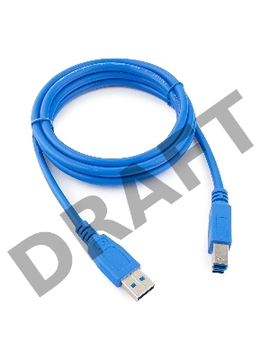 Кабель Gembird CCP-USB3-AMBM-6 USB 3.0 PRO  кабель для соед. 1.8м AM/BM  позол. контакты, пакет 