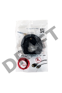 Кабель DisplayPort->VGA Cablexpert CCP-DPM-VGAM-10, 3м, 20M/15M, черный, экран, пакет