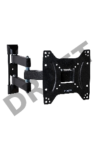 Кронштейн Kromax DIX-22 black для TV 15