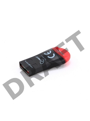 Картридер внешний USB2.0 Gembird, для считывания MicroSD карт, блистер