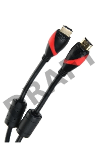 Кабель HDMI 19M/M ver. 2.0, 2 фильтра, 3m VCOM <CG525D-R-3.0>