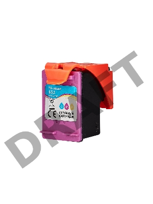 Струйный картридж Sakura F6V24AE (№652 Tri-colour) для HP, триколор, 20 мл., 300 к.