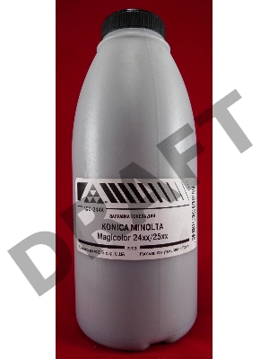 Тонер Konica Minolta Magicolor 2400/2430/2450/2480/2490/2500/2530/2550/2590 Black (фл., 220г) AQC - фас.России