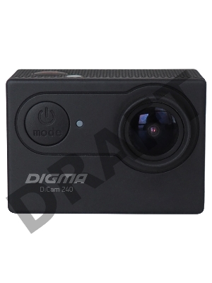 Экшн-камера Digma DiCam 240 черный