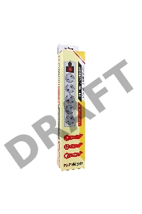 Сетевой фильтр Гарнизон ЕНLW-4 0,5 м 5 розеток белый 