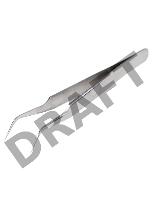 Пинцет изогнутый, узкий 125 мм (блистер) REXANT