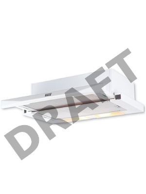 Вытяжка встраиваемая Krona Kamilla 500 белый управление: кнопочное (1 мотор)