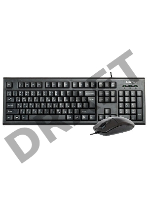 Клавиатура + мышь A4 Bloody KR-8520D / USB/ Wired / Black