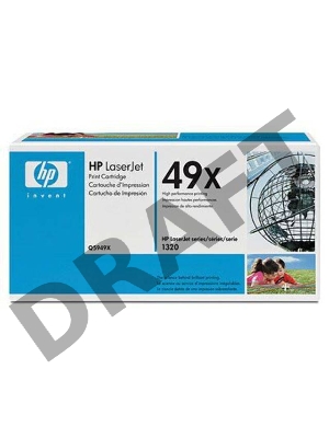 Тонер-картридж HP Q5949X черный для LaserJet 1320 6000 стр.