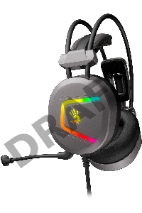 Наушники с микрофоном A4Tech Bloody MC750 серый 2.3м мониторные USB оголовье (MC750 GREY)