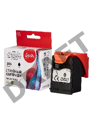 Струйный картридж Sakura 3YM61AE (№305 Black) для HP, черный, 10,6 мл., 240 к.