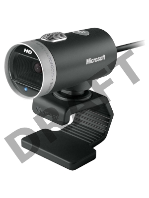 Цифровая камера Microsoft LifeCam Cinema USB 2.0, 1280x720, 5Mpix foto, автофокус, Mic, Black/Silver (6CH-00002)