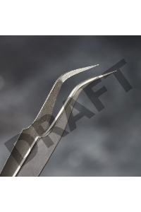 Пинцет изогнутый, узкий 125 мм (блистер) REXANT