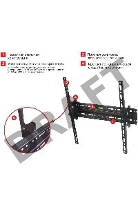Кронштейн для телевизора Arm Media PLASMA-4 new черный 22