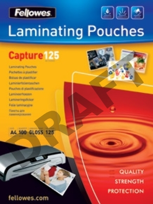 Пленка для ламинирования Fellowes 125мкм A7 (100шт) глянцевая 75x105мм CRC-53069 (FS-53069)