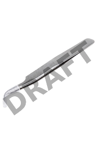 Пинцет изогнутый, узкий 125 мм (блистер) REXANT