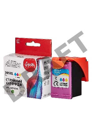 Струйный картридж Sakura 3YM63AE (№305XL Tri-colour) для HP, триколор, 11,6 мл., 200 к.