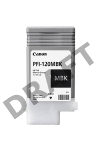 Картридж струйный Canon PFI-120 MBK 2884C001 черный матовый (130мл) для Canon Canon imagePROGRAF TM-200/205