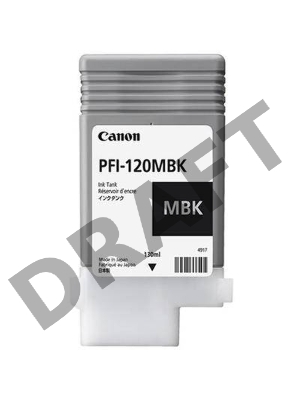Картридж струйный Canon PFI-120 MBK 2884C001 черный матовый (130мл) для Canon Canon imagePROGRAF TM-200/205