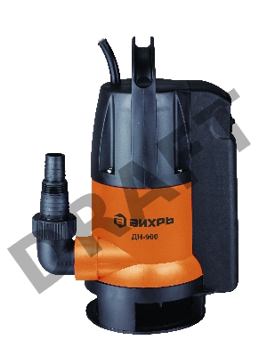 Насосы Вихрь ДН-900  68/2/3  Дренажный насос { 900 вт, глуб-8 м, max-15,5 м/час, частицы-35 мм }