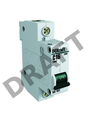 Выключатель автоматический 1п C 16А 4.5кА ВА-101