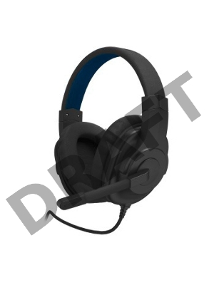 Наушники с микрофоном Hama uRage SoundZ 100 черный 2.20м мониторы оголовье (00186007)