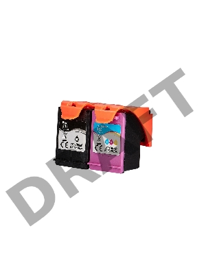 Набор струйных картриджей Sakura ZA94AE (№305 Black / Tri-colour) для HP, черный + триколор, 10,6/11,6 мл., 240/200 к.