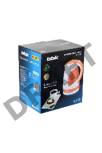 Чайник электрический BBK EK1700P 2200Вт, 1,7литра, пластик, дисковый нагр. элемент, LED подсветка, белый/фиолетовый