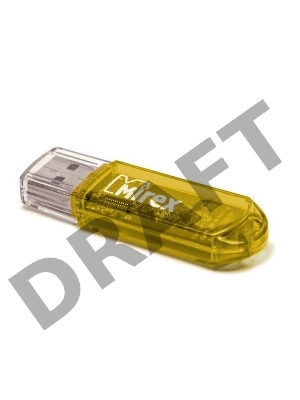 Флэш диск 4Gb Mirex Elf Yellow 13600-FMUYEL04					